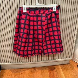 Marc By Marc Jacobs pink and Black silk Patterned Skirt